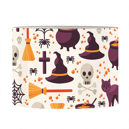 Halloween Festival Pattern Print Drum Lamp Shade
