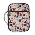Halloween Festival Pattern Print Front Pocket Bible Bag