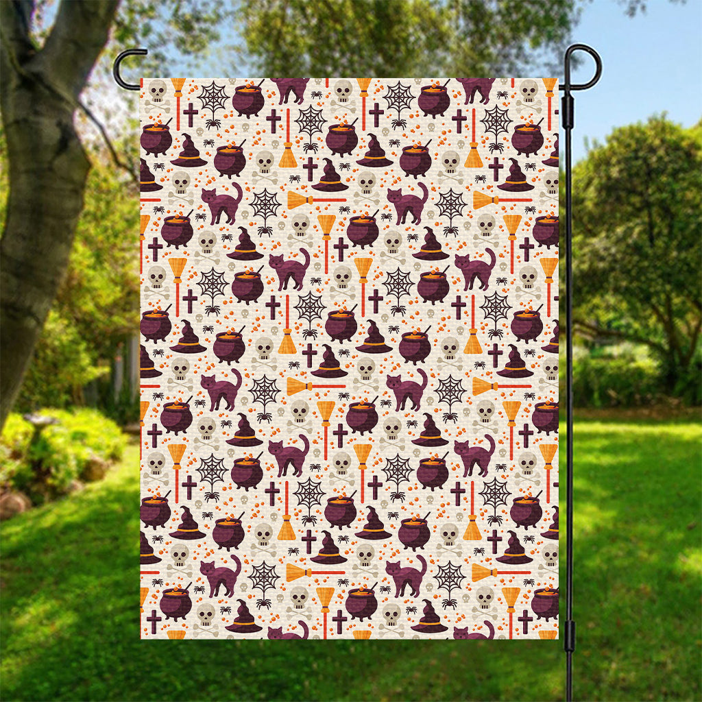 Halloween Festival Pattern Print Garden Flag