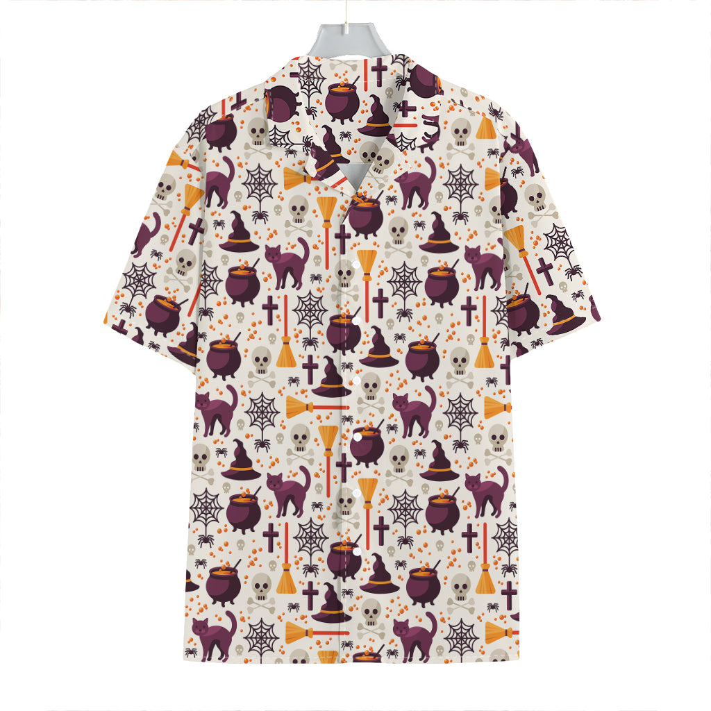 Halloween Festival Pattern Print Hawaiian Shirt