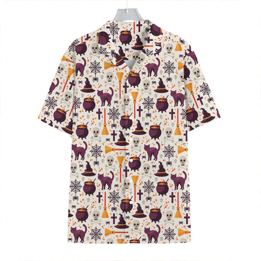 Halloween Festival Pattern Print Hawaiian Shirt