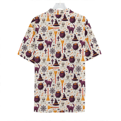 Halloween Festival Pattern Print Hawaiian Shirt
