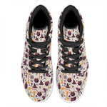 Halloween Festival Pattern Print High Top Leather Sneakers