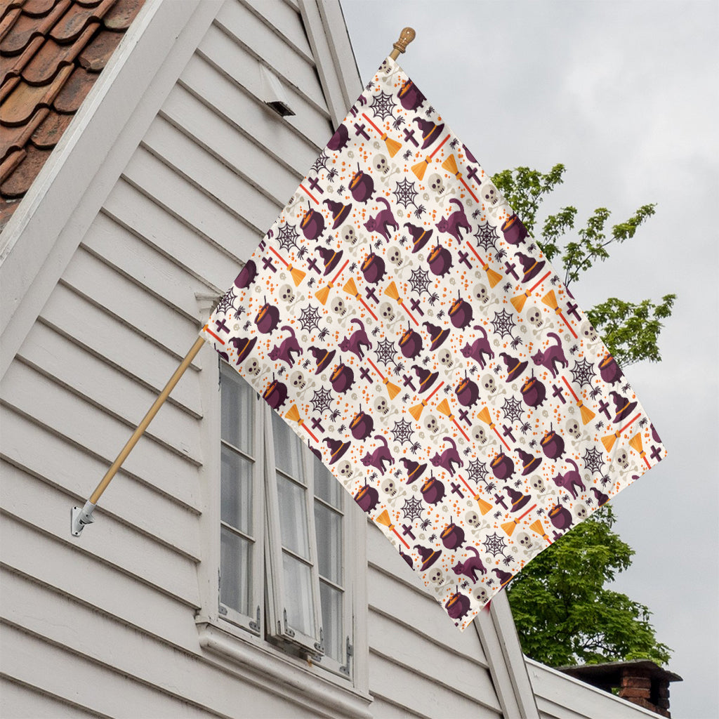 Halloween Festival Pattern Print House Flag
