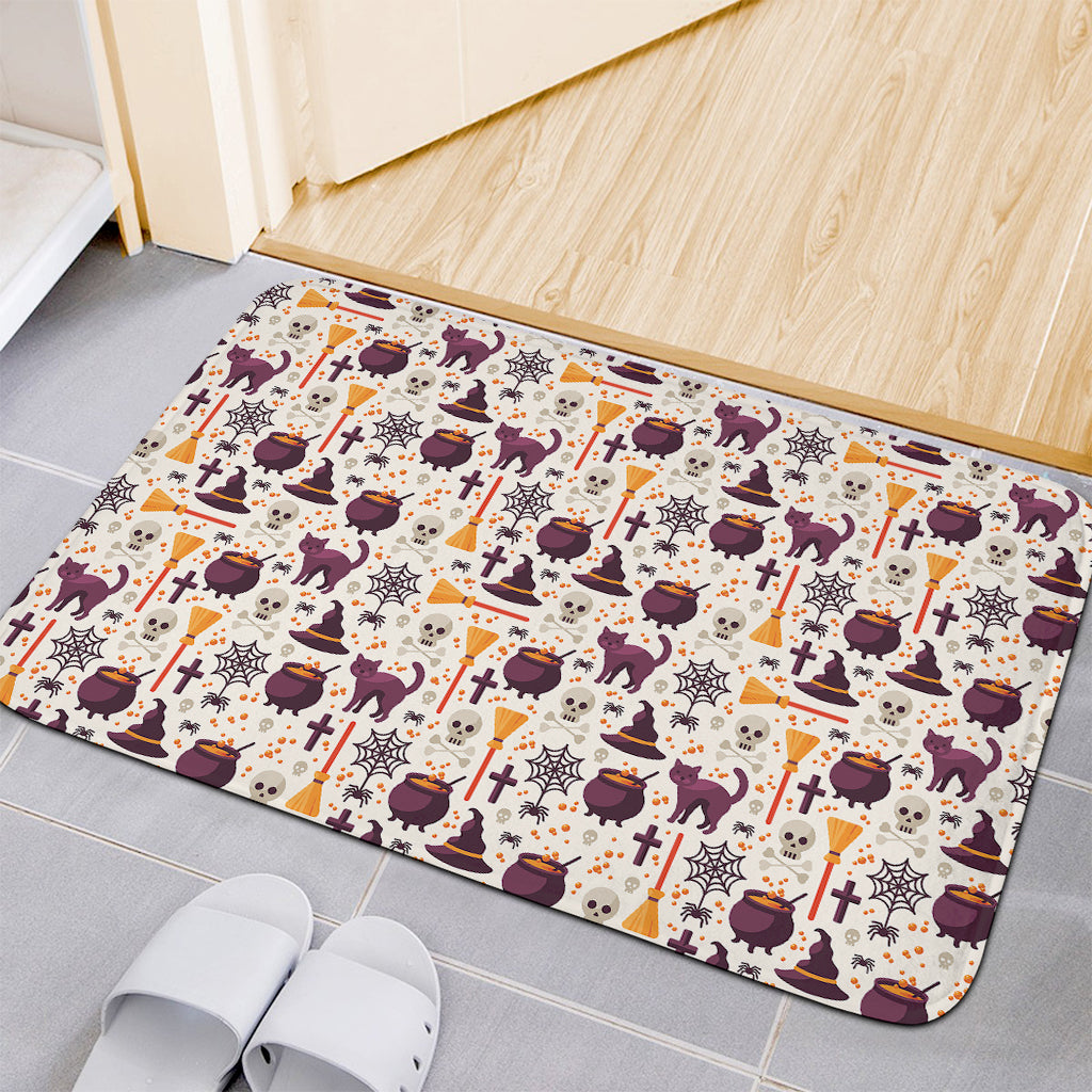 Halloween Festival Pattern Print Indoor Door Mat