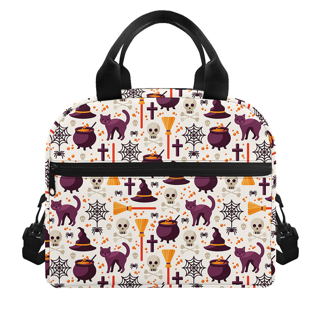 Halloween Festival Pattern Print Insulated Lunch Bag