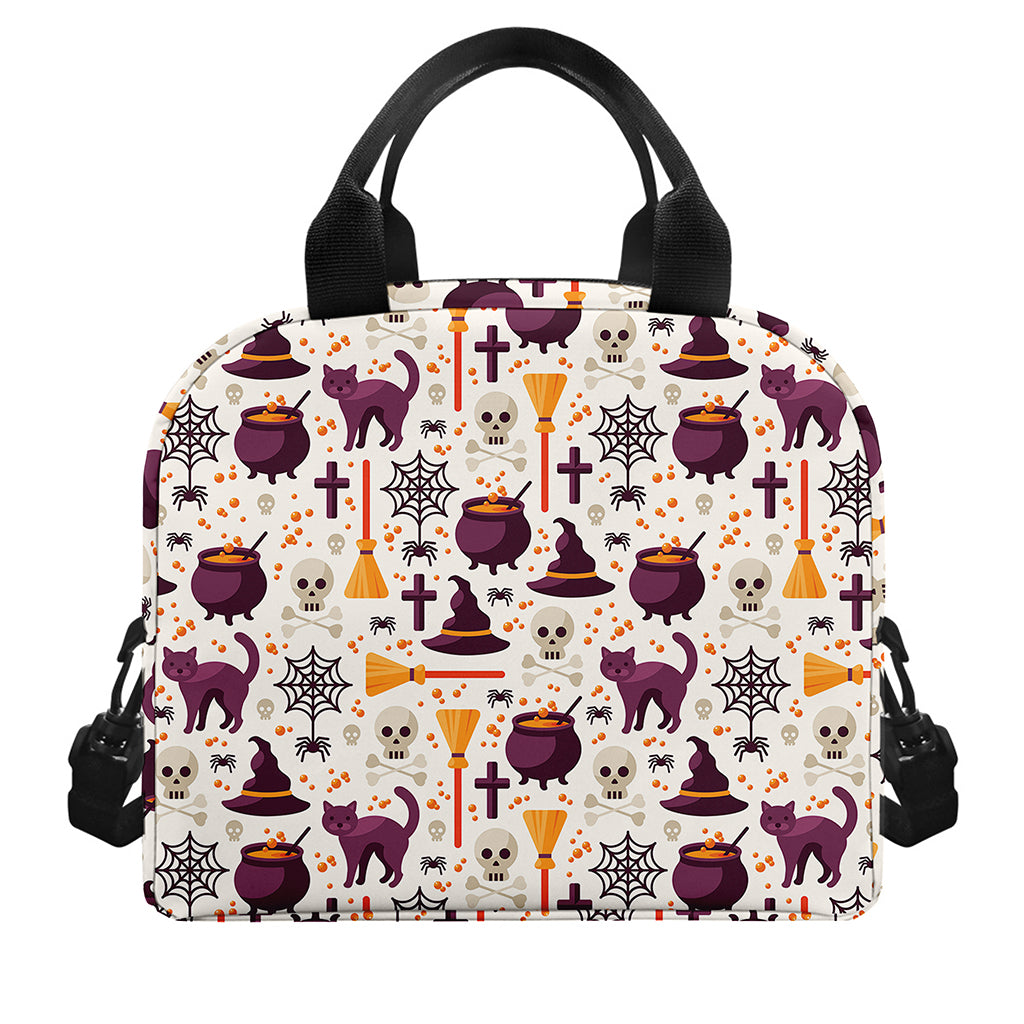 Halloween Festival Pattern Print Insulated Lunch Bag
