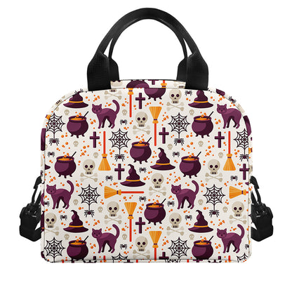 Halloween Festival Pattern Print Insulated Lunch Bag