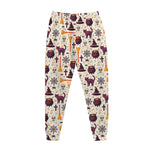 Halloween Festival Pattern Print Jogger Pants