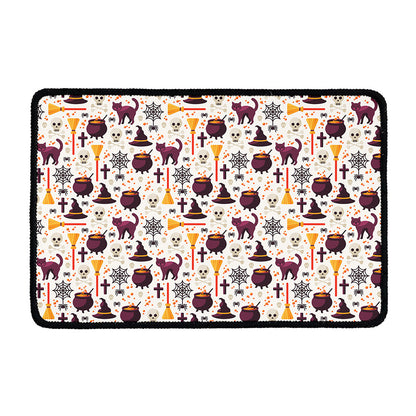 Halloween Festival Pattern Print Kitchen Mat