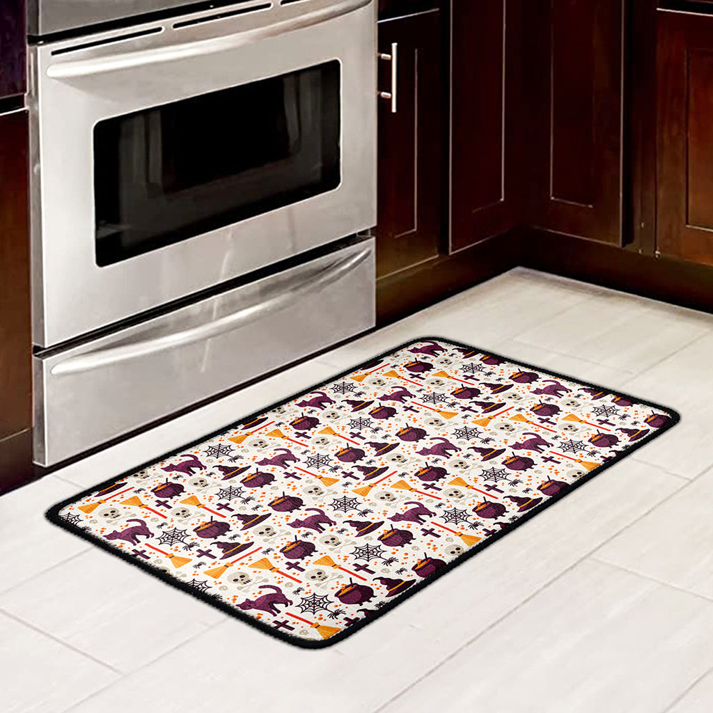 Halloween Festival Pattern Print Kitchen Mat