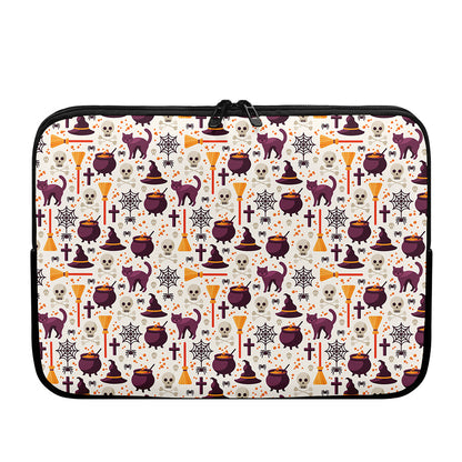 Halloween Festival Pattern Print Laptop Sleeve