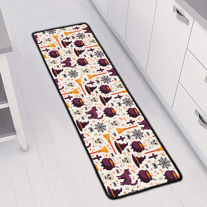 Halloween Festival Pattern Print Long Kitchen Mat