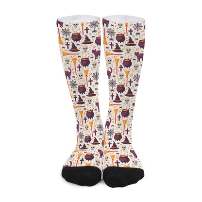 Halloween Festival Pattern Print Long Socks