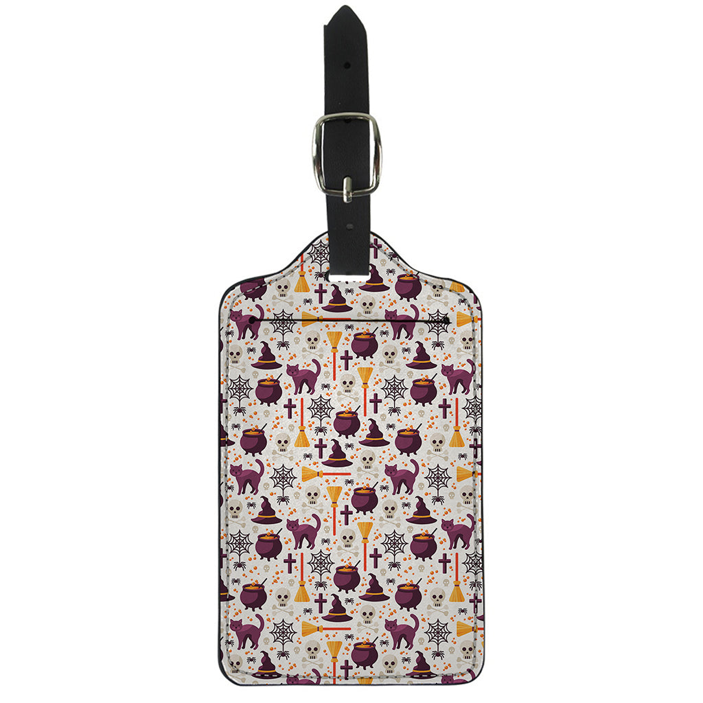 Halloween Festival Pattern Print Luggage Tag