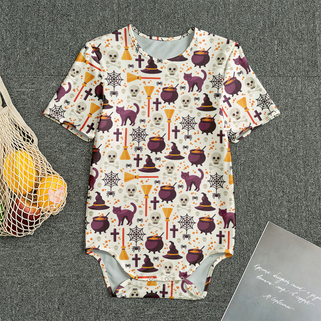 Halloween Festival Pattern Print Men's Bodysuit