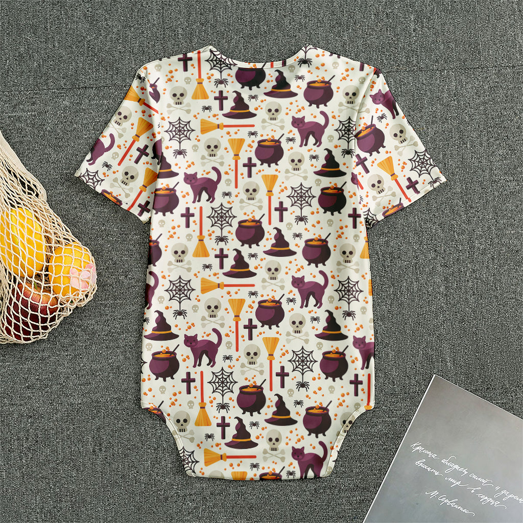 Halloween Festival Pattern Print Men's Bodysuit