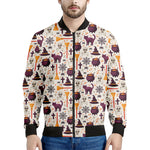 Halloween Festival Pattern Print Men's Bomber Jacket