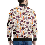 Halloween Festival Pattern Print Men's Bomber Jacket