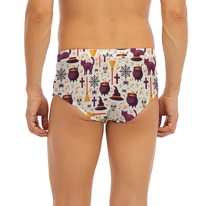 Halloween Festival Pattern Print Men's Briefs
