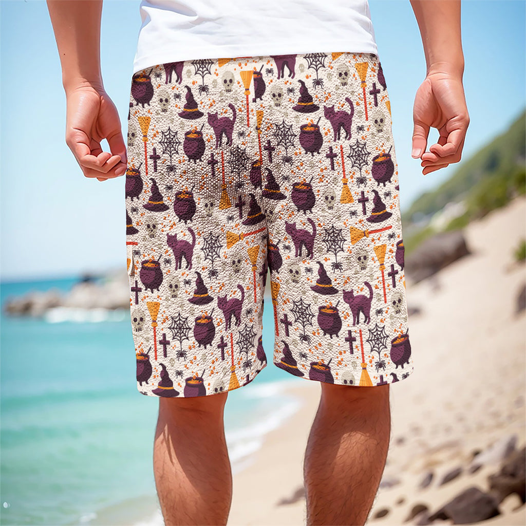 Halloween Festival Pattern Print Men's Cargo Shorts