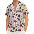Halloween Festival Pattern Print Men's Deep V-Neck Shirt