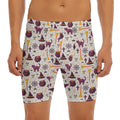 Halloween Festival Pattern Print Men's Long Boxer Briefs