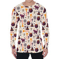 Halloween Festival Pattern Print Men's Long Sleeve T-Shirt