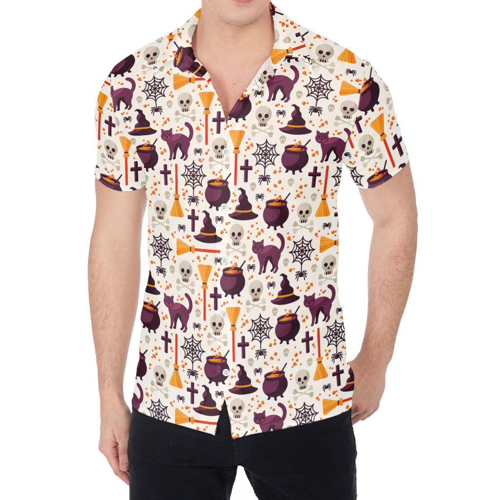 Halloween Festival Pattern Print Men's Shirt