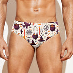Halloween Festival Pattern Print Men's Swim Briefs