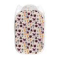 Halloween Festival Pattern Print Mesh Laundry Hamper