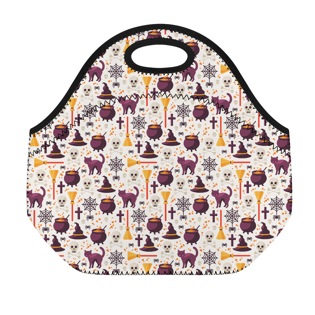 Halloween Festival Pattern Print Neoprene Lunch Bag