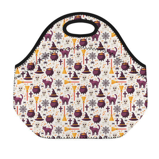 Halloween Festival Pattern Print Neoprene Lunch Bag
