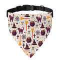 Halloween Festival Pattern Print Over The Collar Dog Bandana