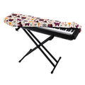 Halloween Festival Pattern Print Piano Keyboard Cover