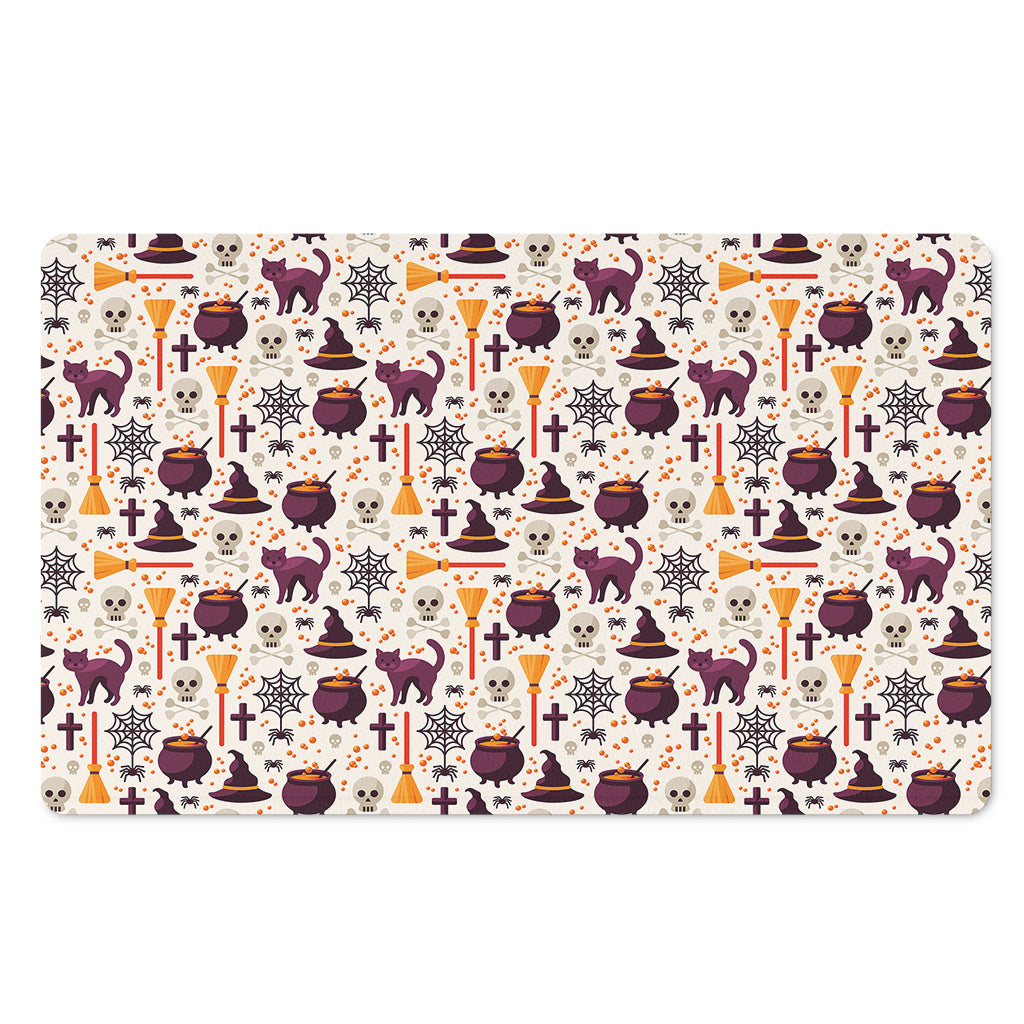 Halloween Festival Pattern Print Polyester Doormat