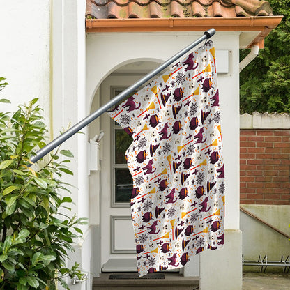 Halloween Festival Pattern Print Polyester Flag