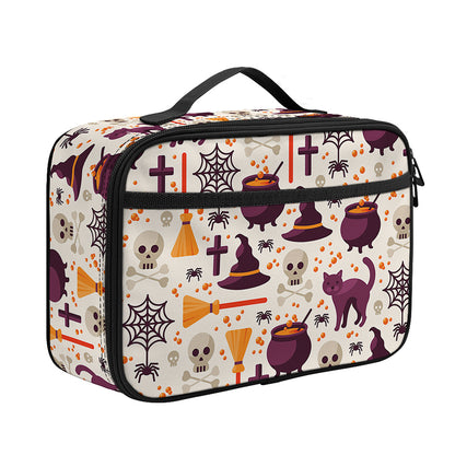 Halloween Festival Pattern Print Portable Lunch Bag