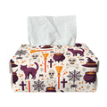 Halloween Festival Pattern Print Rectangle Tissue Box Cover
