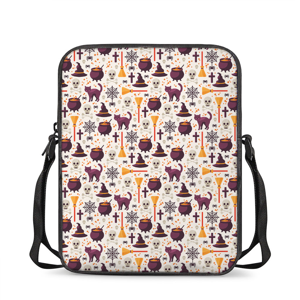 Halloween Festival Pattern Print Rectangular Crossbody Bag