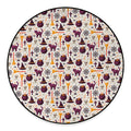 Halloween Festival Pattern Print Round Floor Mat