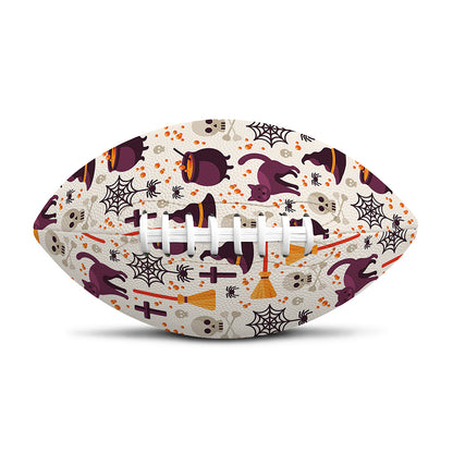 Halloween Festival Pattern Print Rugby Ball