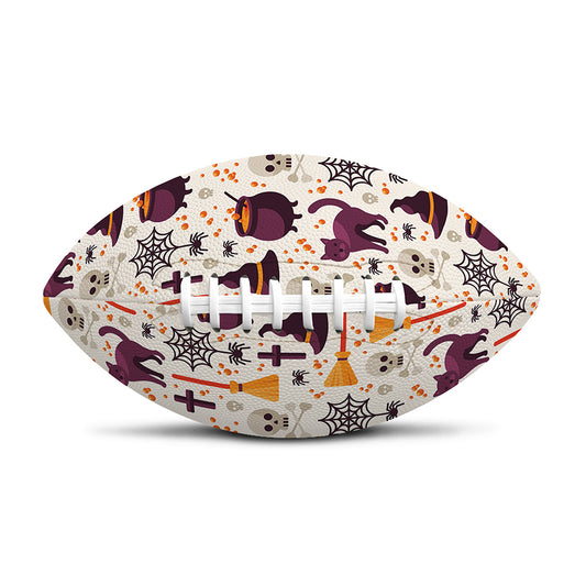Halloween Festival Pattern Print Rugby Ball