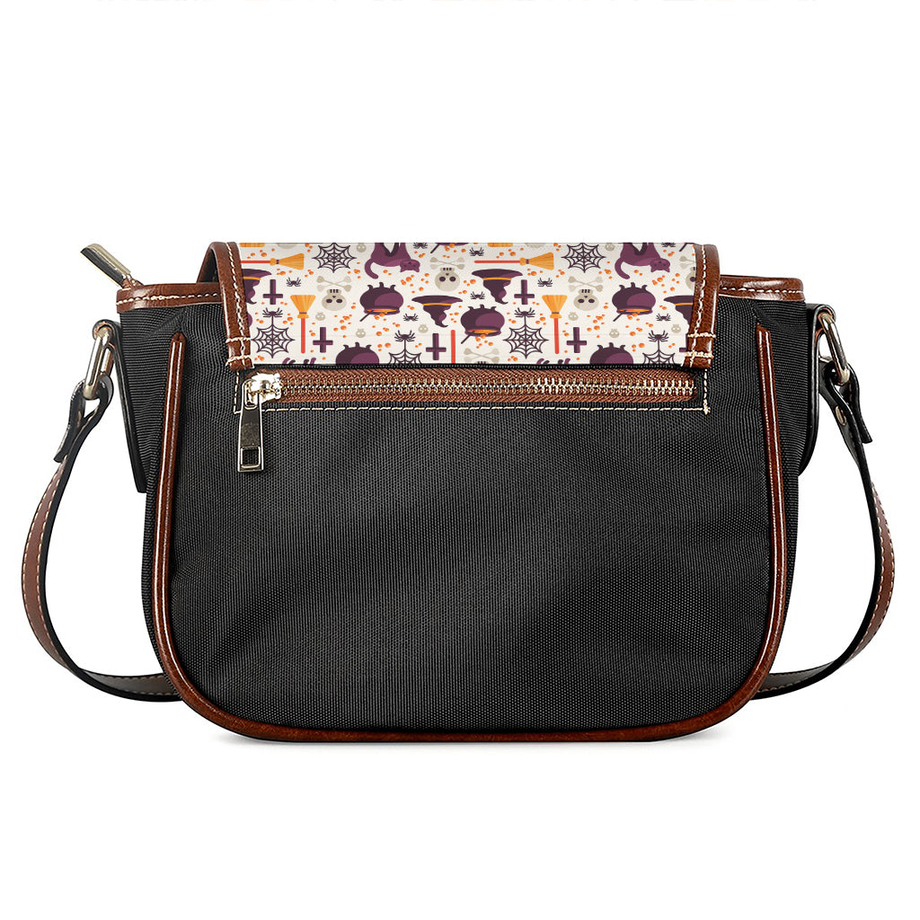 Halloween Festival Pattern Print Saddle Bag