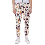 Halloween Festival Pattern Print Scuba Joggers