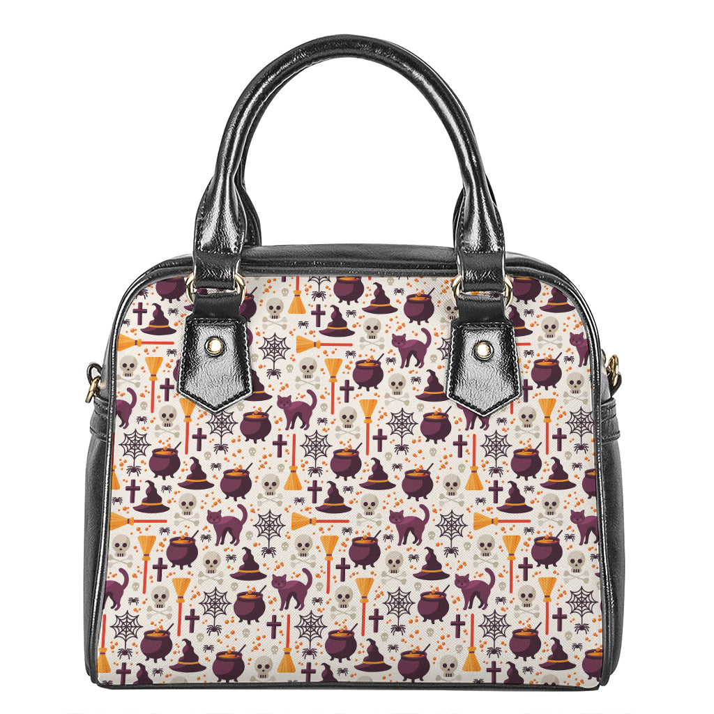 Halloween Festival Pattern Print Shoulder Handbag