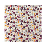 Halloween Festival Pattern Print Silk Bandana