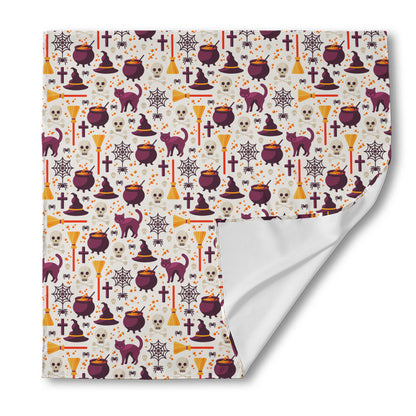 Halloween Festival Pattern Print Silk Bandana