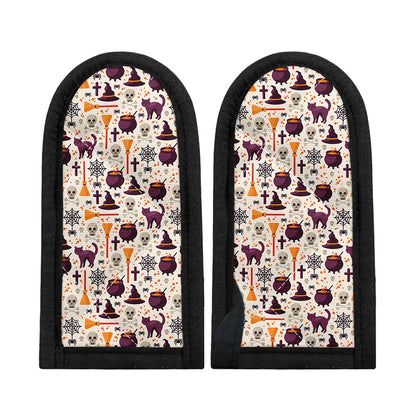 Halloween Festival Pattern Print Skillet Handle Cover