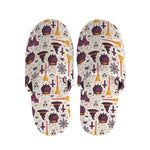 Halloween Festival Pattern Print Slippers